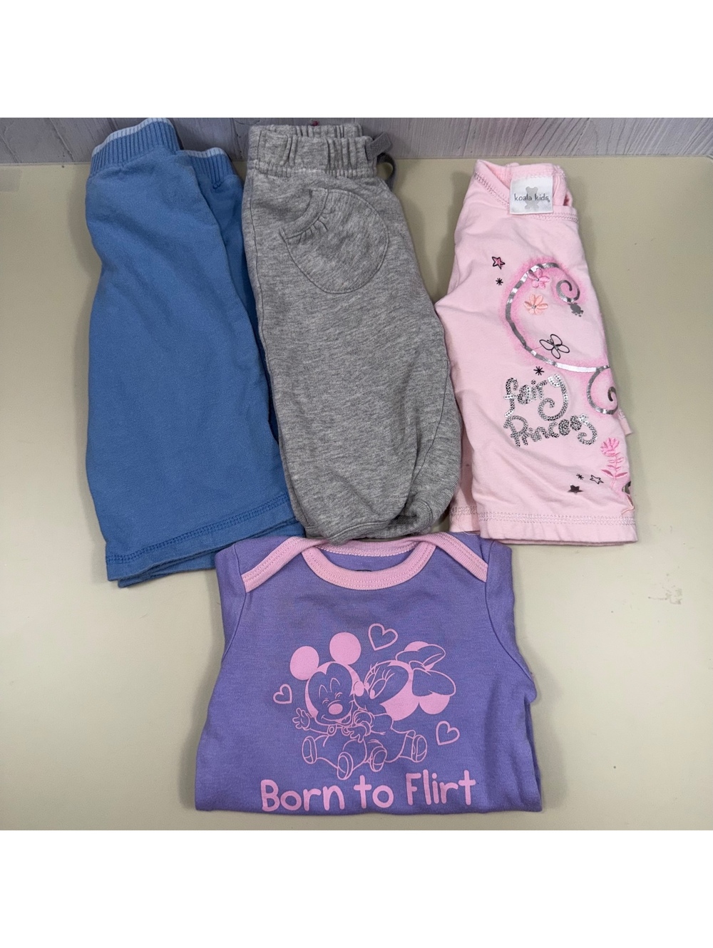 Koala Kids Old Navy Disney Baby Girl 3-6M 4pc Lot